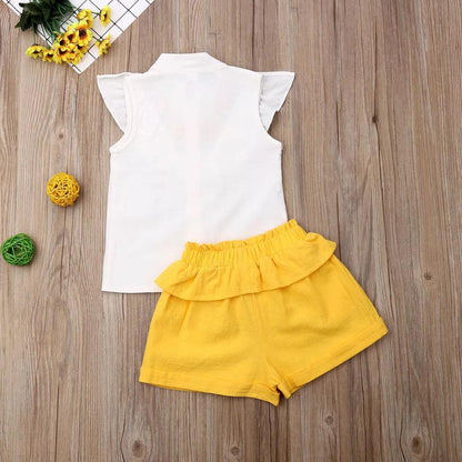 Set camasuta si pantaloni cu broderie Drool
