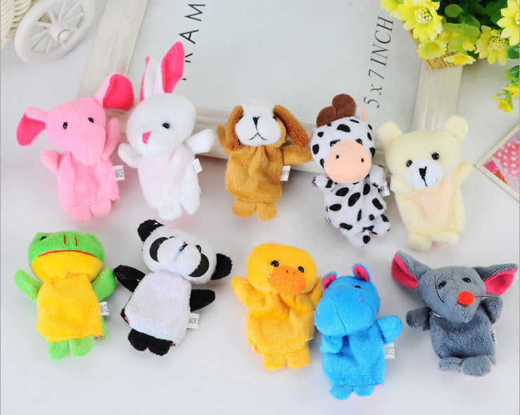 Set de 10 marionete pentru degete - animale Drool