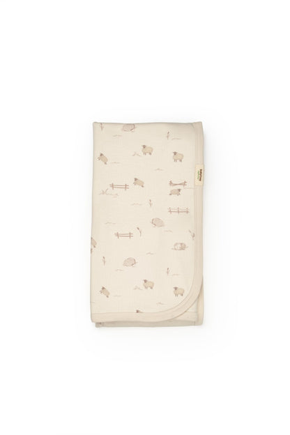 Set de 10 piese pentru nou nascut, 100% bumbac organic, Lamb, BabyCosy