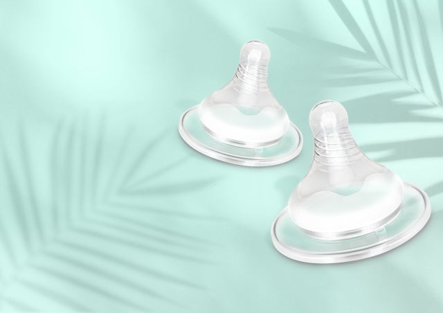 Set de 2 tetine anticolici pentru biberoane Neno M
