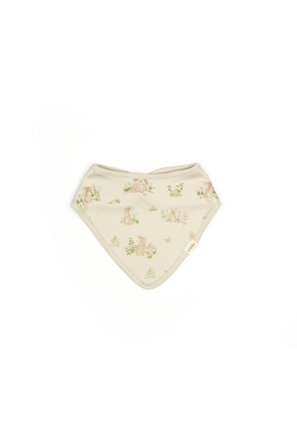 Set de 3 bavete pentru nou nascut, 100% bumbac organic, Rabbit, BabyCosy