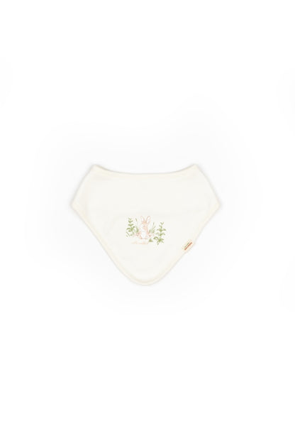 Set de 3 bavete pentru nou nascut, 100% bumbac organic, Rabbit, BabyCosy