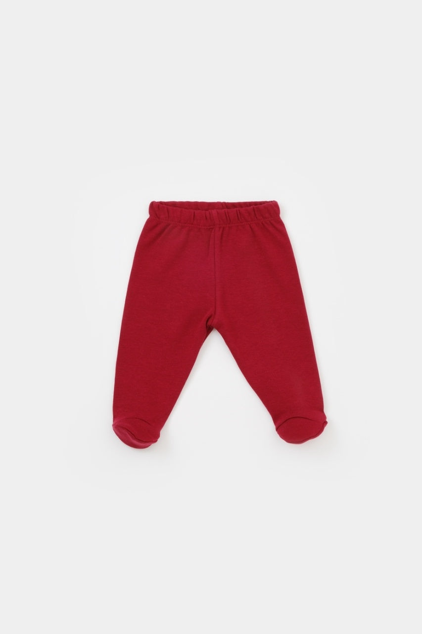 Set de 5 piese pentru nou nascut - 100% bumbac organic - Rosu, BabyCosy