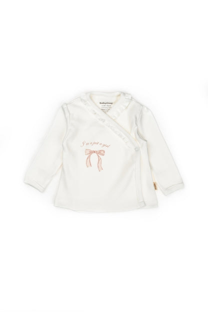 Set de 5 piese pentru nou nascut, Bow, powder, BabyCosy