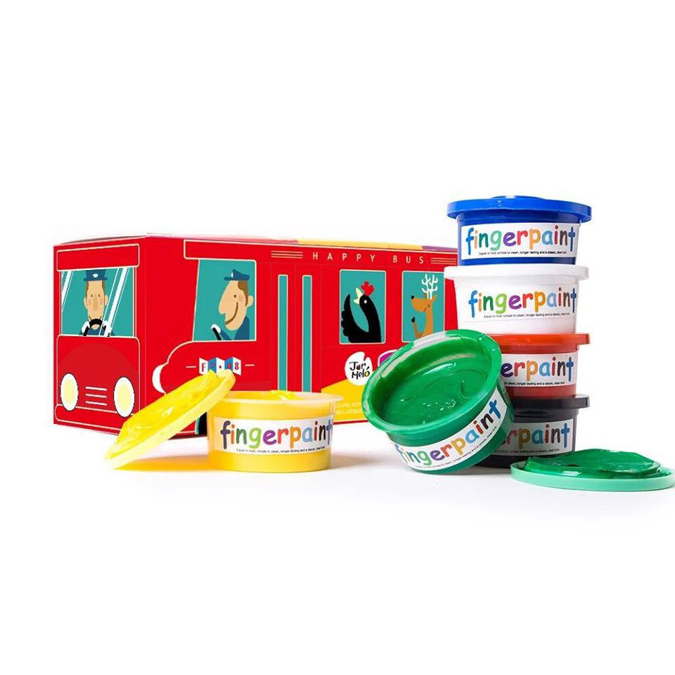 Set de 6 culori pentru desenat cu mainile Drool