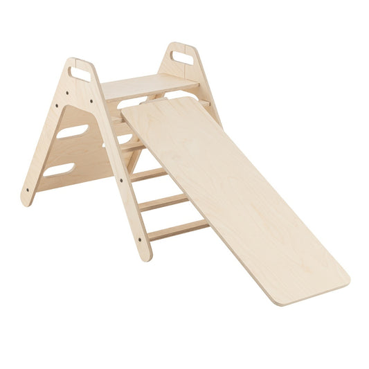 Set de cățărat Montessori cu tobogan Pikko, MamaToyz