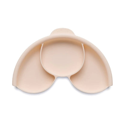 Set diversificare hrana bebelusi Miniware Healthy Meal, 100% din materiale naturale biodegradabile, 3 piese, Toffee/Peach