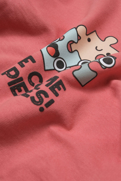 Set hanorac si pantaloni, Two thread, 100%bumbac organic - Rose, BabyCosy