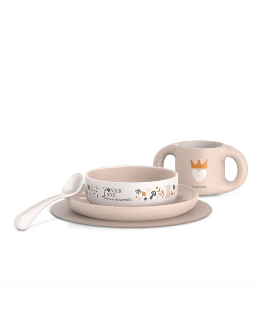 Set pentru masa, ROZ, +6 luni, Go natural, Suavinex -
