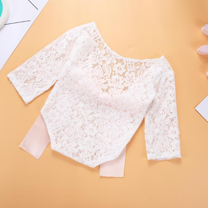 Set pentru poze - body plus bentita pentru nou nascut - Costume sedinta foto