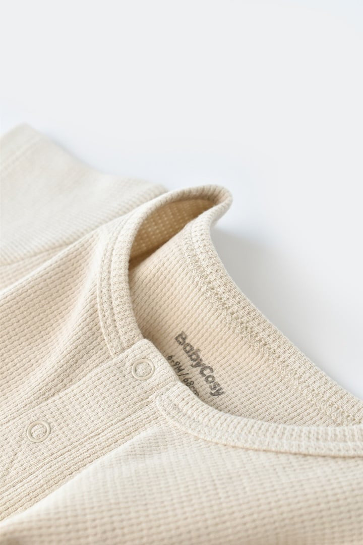 Set tricou cu pantaloni scurti - 100% bumbac organic - Stone, BabyCosy