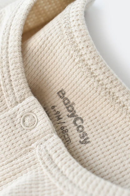 Set tricou cu pantaloni scurti - 100% bumbac organic - Stone, BabyCosy