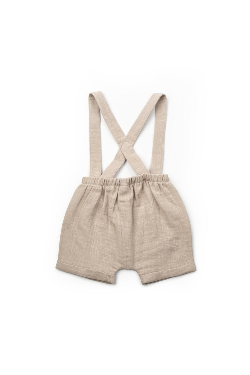 Set tricou, salopeta si sapca TeddyBear, 100% bumbac organic, BabyCosy
