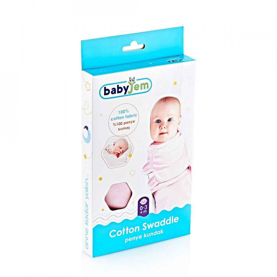 Sistem de infasare din bumbac 0-3 luni BabyJem Swaddle