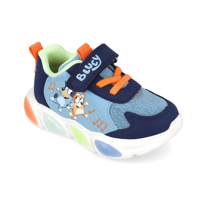 Sneakers Bluey cu luminite Garvalin 251856, albastru
