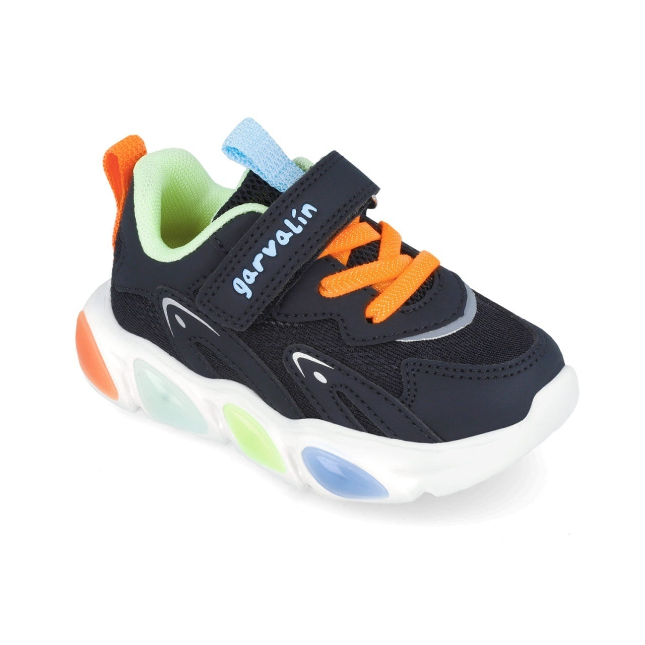 Sneakers cu luminite Garvalin 251808, albastru