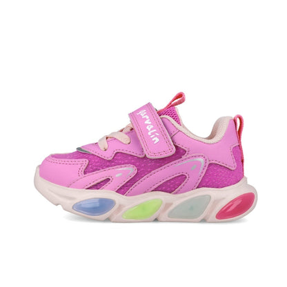 Sneakers cu luminite Garvalin 251808, roz