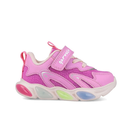 Sneakers cu luminite Garvalin 251808, roz