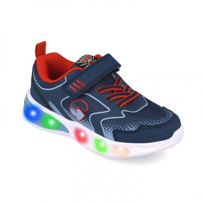 Sneakers cu luminite Garvalin 252828, bleumarin