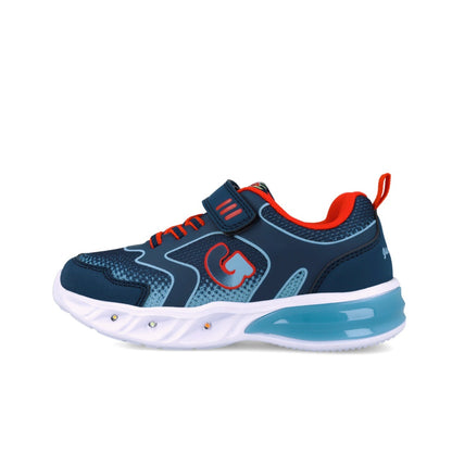 Sneakers cu luminite Garvalin 252828, bleumarin