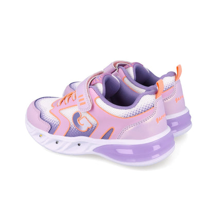 Sneakers cu luminite Garvalin 252828, mov