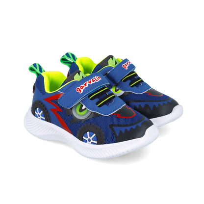 Sneakers cu roti si leduri Garvalin 252800, albastru