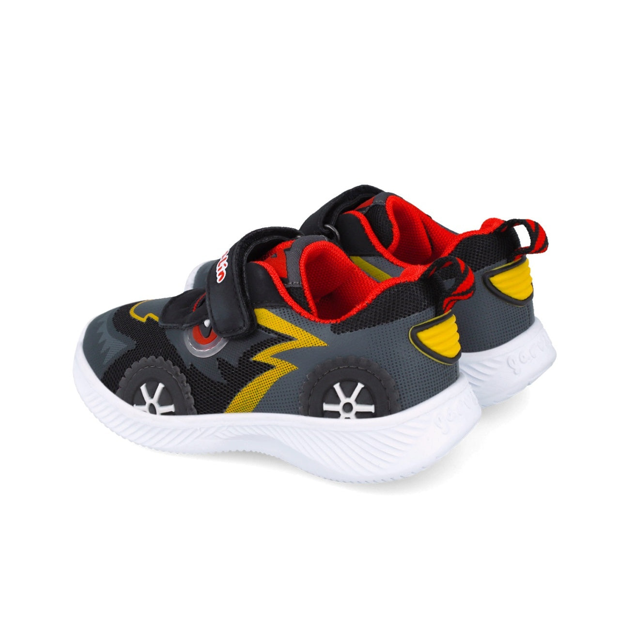 Sneakers cu roti si leduri Garvalin 252800, negri