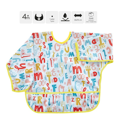 Sort cu maneci pentru activitati BLW, BabyJem, 33x74 cm