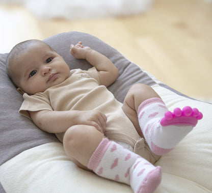 Sosete cu accesoriu dentitie BabyJem Teether Socks
