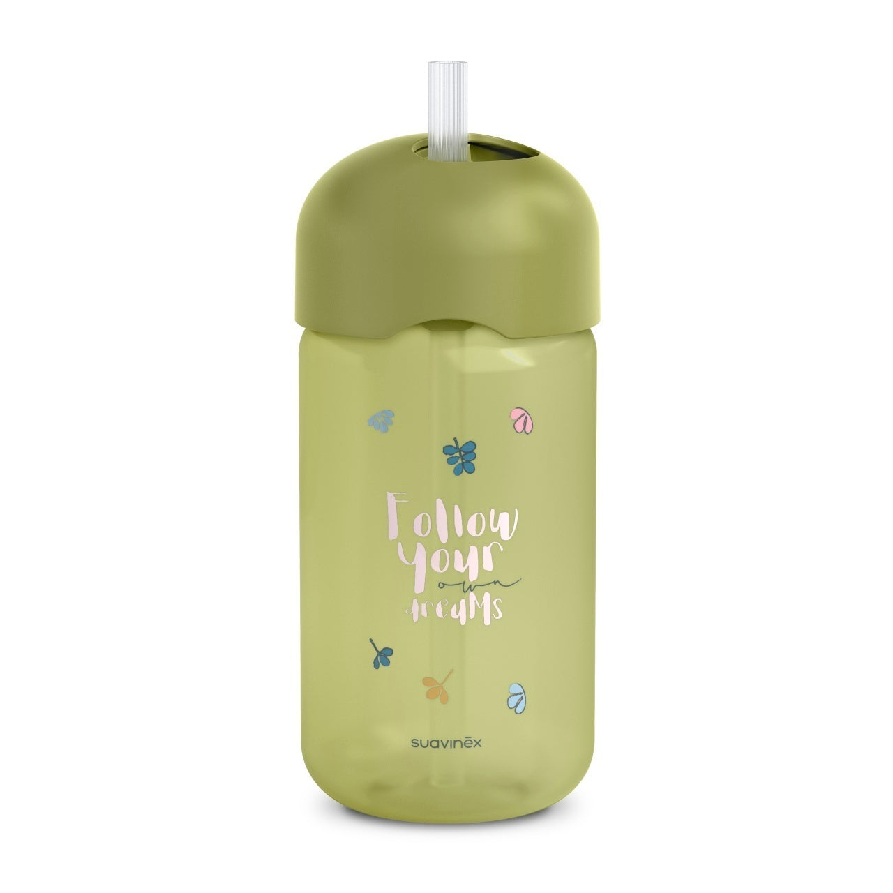 Sticlă de apă fără picurare, Bears, 340 ml, verde, Suavinex