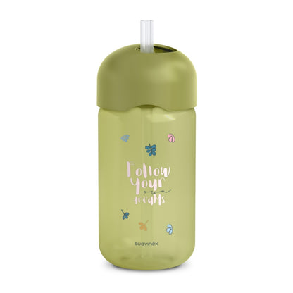 Sticlă de apă fără picurare, Bears, 340 ml, verde, Suavinex