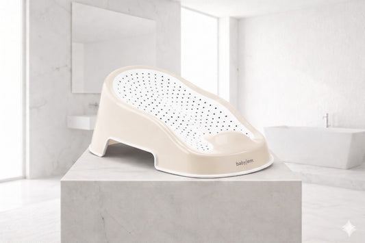 Suport pentru baie Soft Touch BabyJem, Bej -