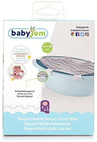 Suport textil elegant pentru cadite Babyjem 46x88 cm