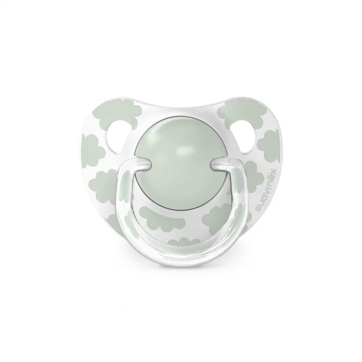 Suzetă anatomică din silicon, 2 buc 0-6 luni verde Dreams