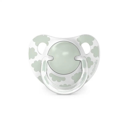 Suzetă anatomică din silicon, 2 buc 0-6 luni verde Dreams