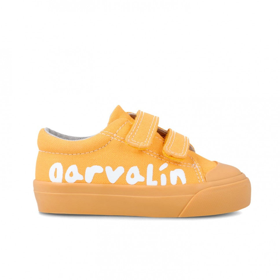 Tenisi canvas pentru copii Garvalin, amarillo