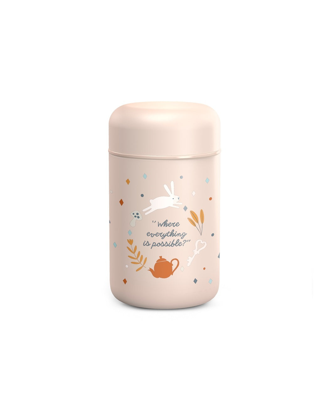 Termos alimentar Wonder, 400 ml, roz, Suavinex