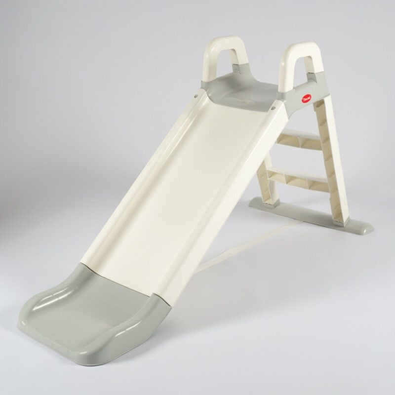 Tobogan pentru copii, 140 cm crem/gri -