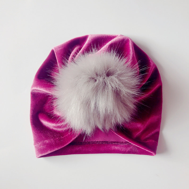 Turban bebelusi din catifea Drool