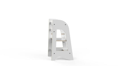 Turn de invatare MamaToyz Learning Tower din MDF, Alb