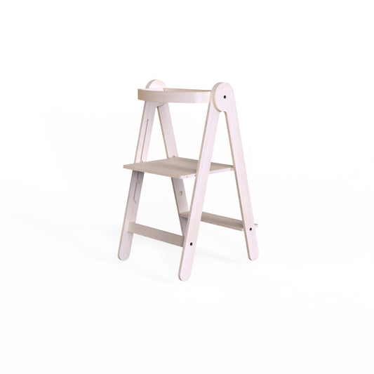 Turn de invatare pliabil MamaToyz Learning Tower din lemn, Natur
