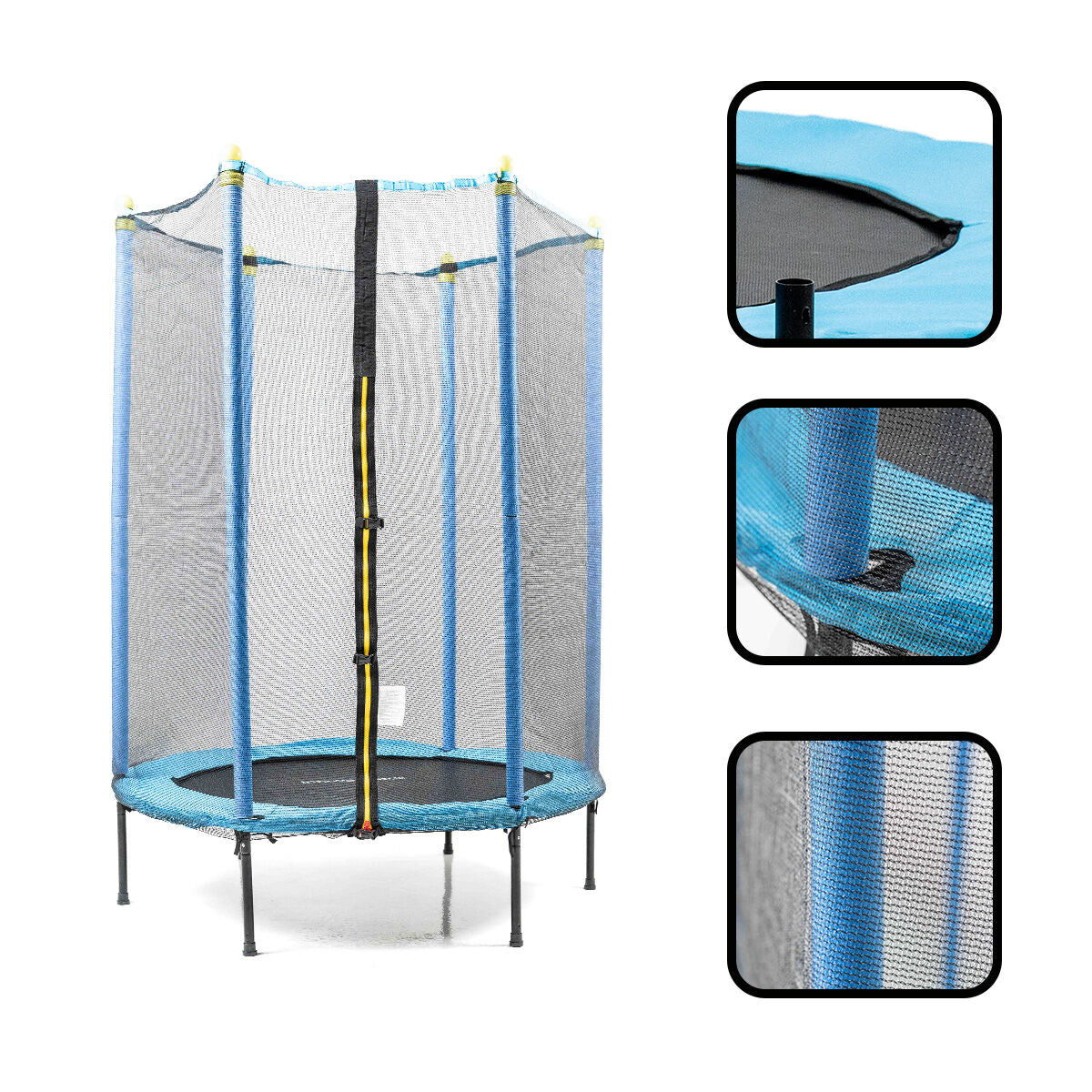 Trambulină pentru copii cu plasă de siguranță Zuply InnovaGoods - Jucarii si jocuri, În aer liber și sport