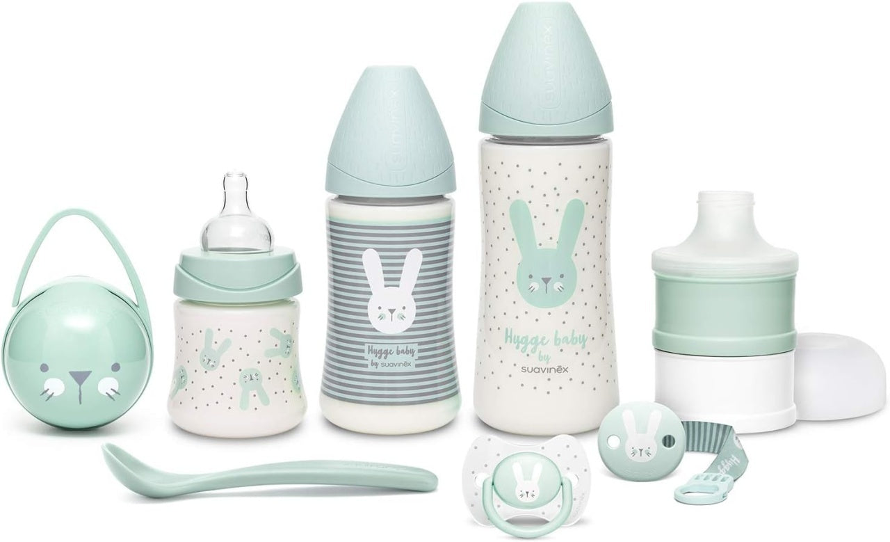 Welcome baby set, verde, Hygge Suavinex